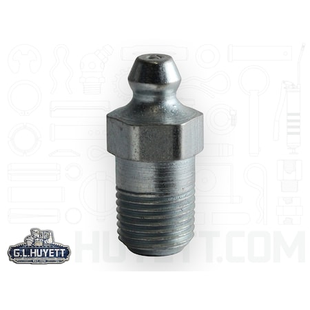 Lincoln Industrial Fitting, Leak Proof, 10,000 psi, 1/8-27 L1634B